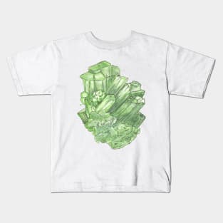 Emerald Cluster Kids T-Shirt